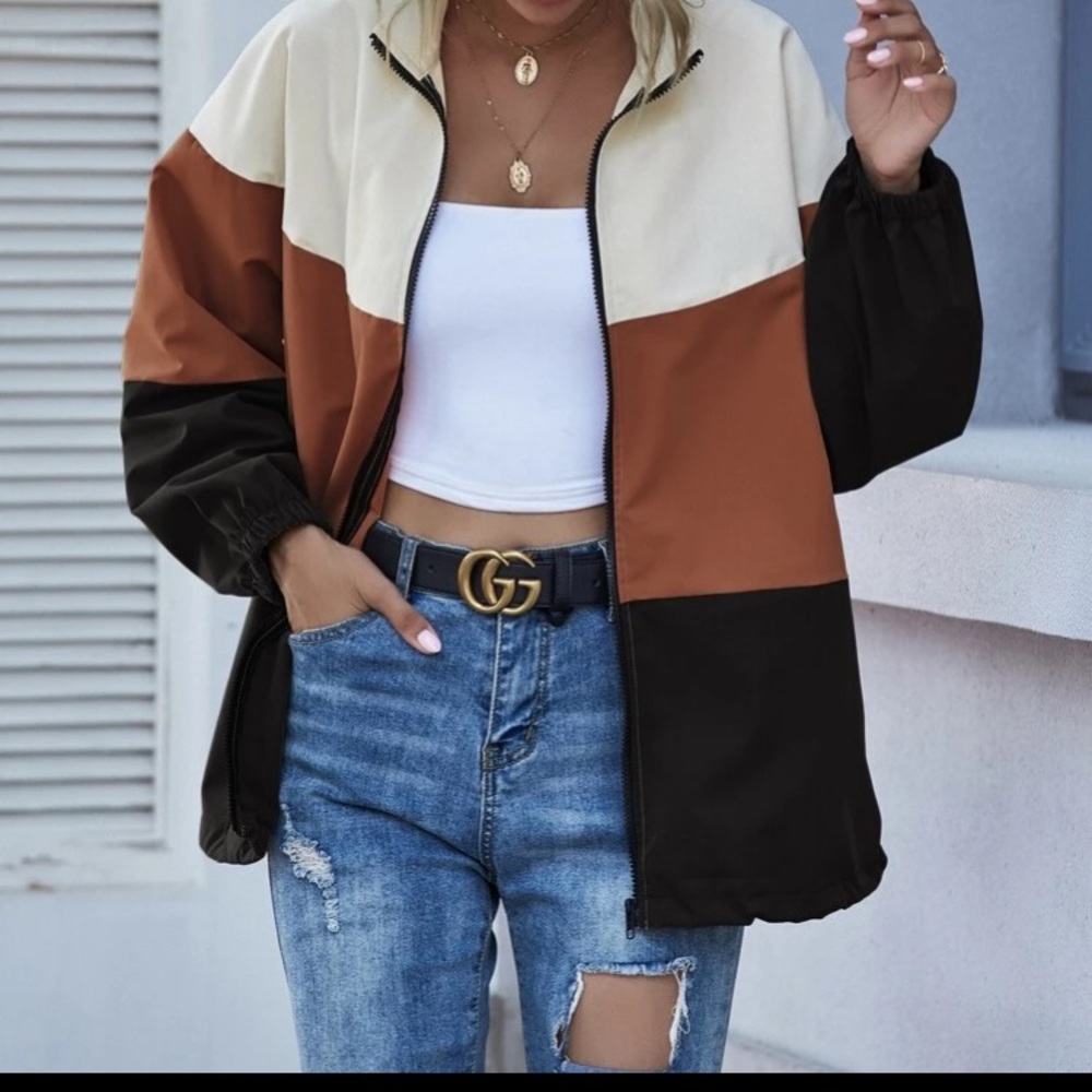 Zip up windbreaker Jacket